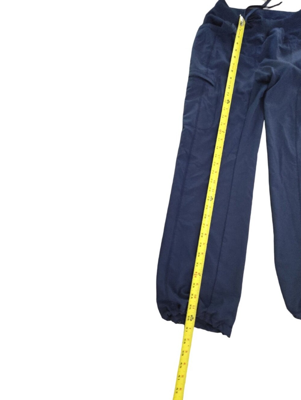 Calla Women's Scrubs Navy Cargo Track Joggers with Drawcord Legs & Waist Size S - Picture 6 of 10